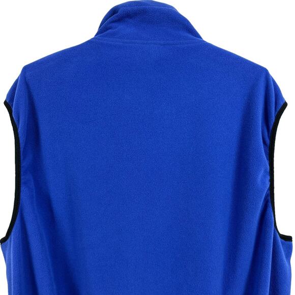 Men's REI Blue Fleece Vest Unisex Zip Up Lined Outdoor Canada Made Outerwear XL - Picture 5 of 12